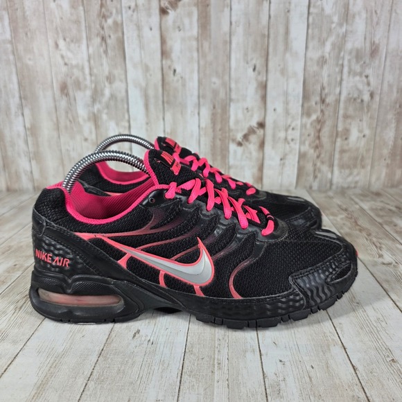 Nike Shoes - Nike Air Torch 4 Running Shoes Black Pink Silver‎ Womens Size 9 Sneakers